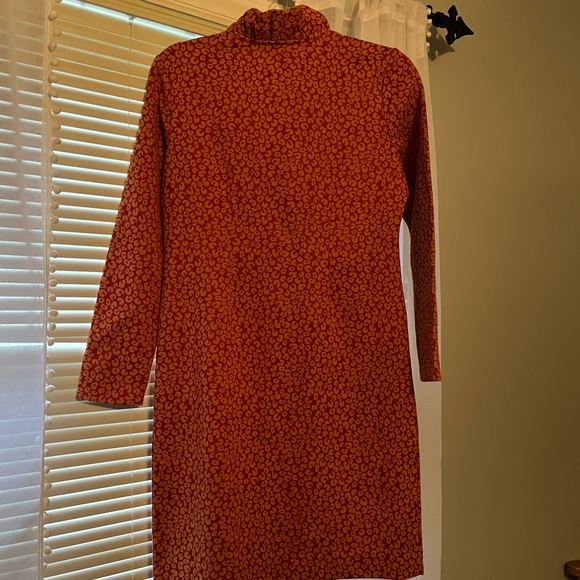 NWT XS Tyler Boe ruffle neck shift dress - Picture 3 of 3